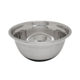 Stainless Steel Mixing Bowl with Rubber Base 4qt - DISCONTINUED