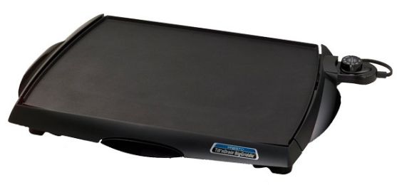 Cool Touch Tilt'n Drain Electric Griddle 15"x18"