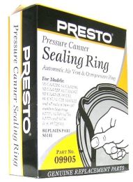 Presto Pressure Cooker Sealing Ring, Air Vent & Plug 09905