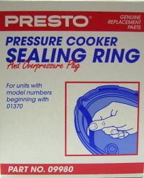 Presto Pressure Cooker Sealing Ring & Overpressure Plug 09980