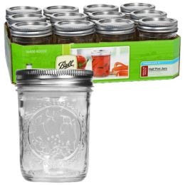 Jars - Regular Mouth 1/2 Pint - Case of 12