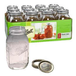 Jars - Regular Mouth Quart - Case of 12