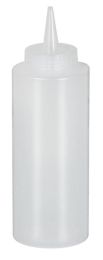 Clear Squeeze Dispenser Bottle 12 oz