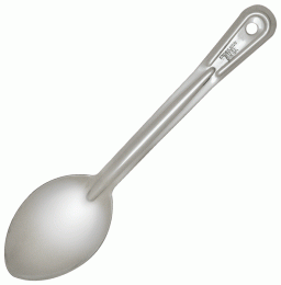 11" Stainless Steel Solid Basting Spoon