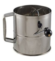 8 cup stainless steel flour sifter